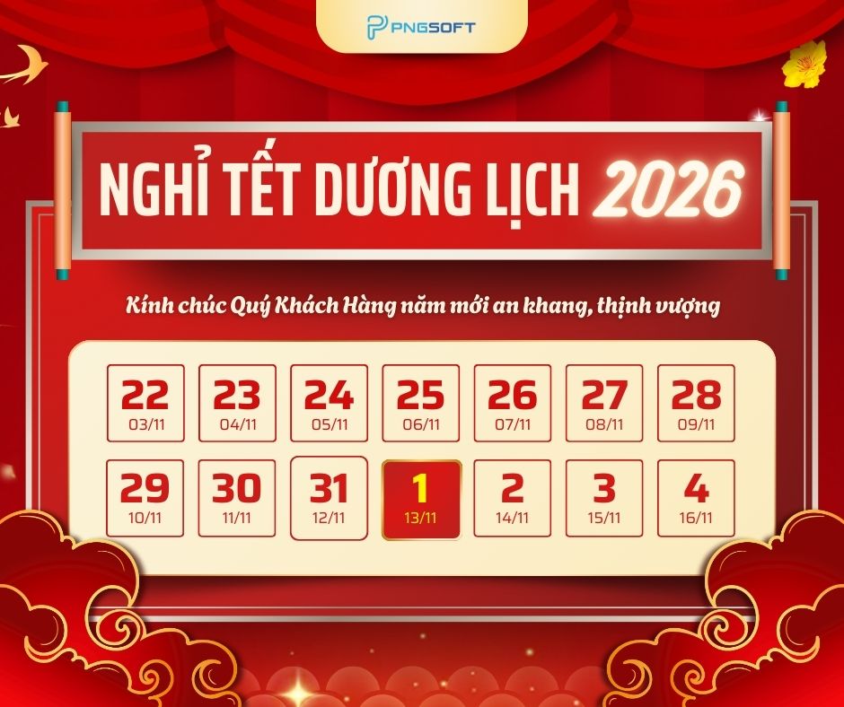 THÔNG BÁO LỊCH NGHỈ TẾT DƯƠNG LỊCH 2026